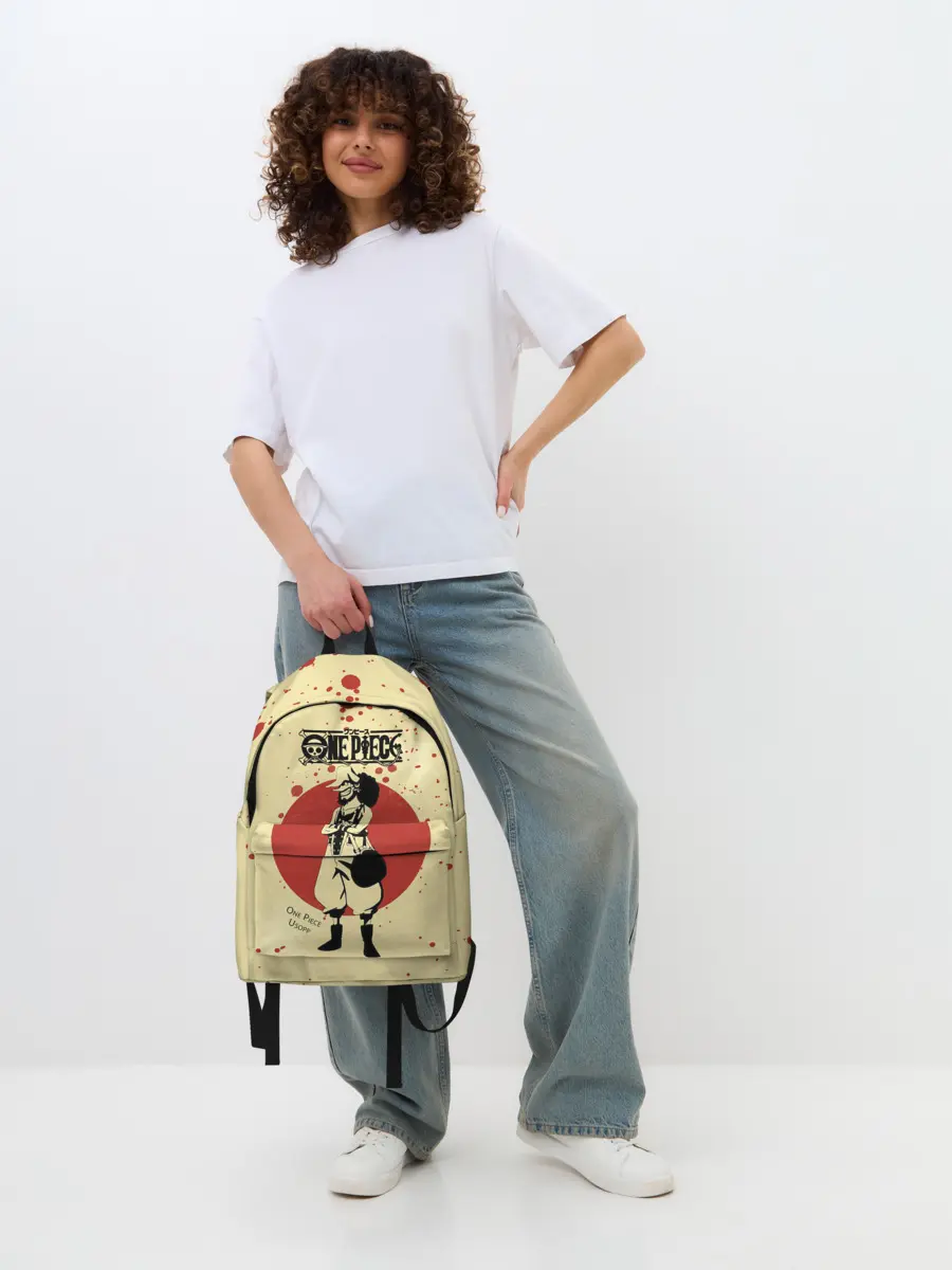 Рюкзак джинсовый / Усопп One Piece. Большой куш