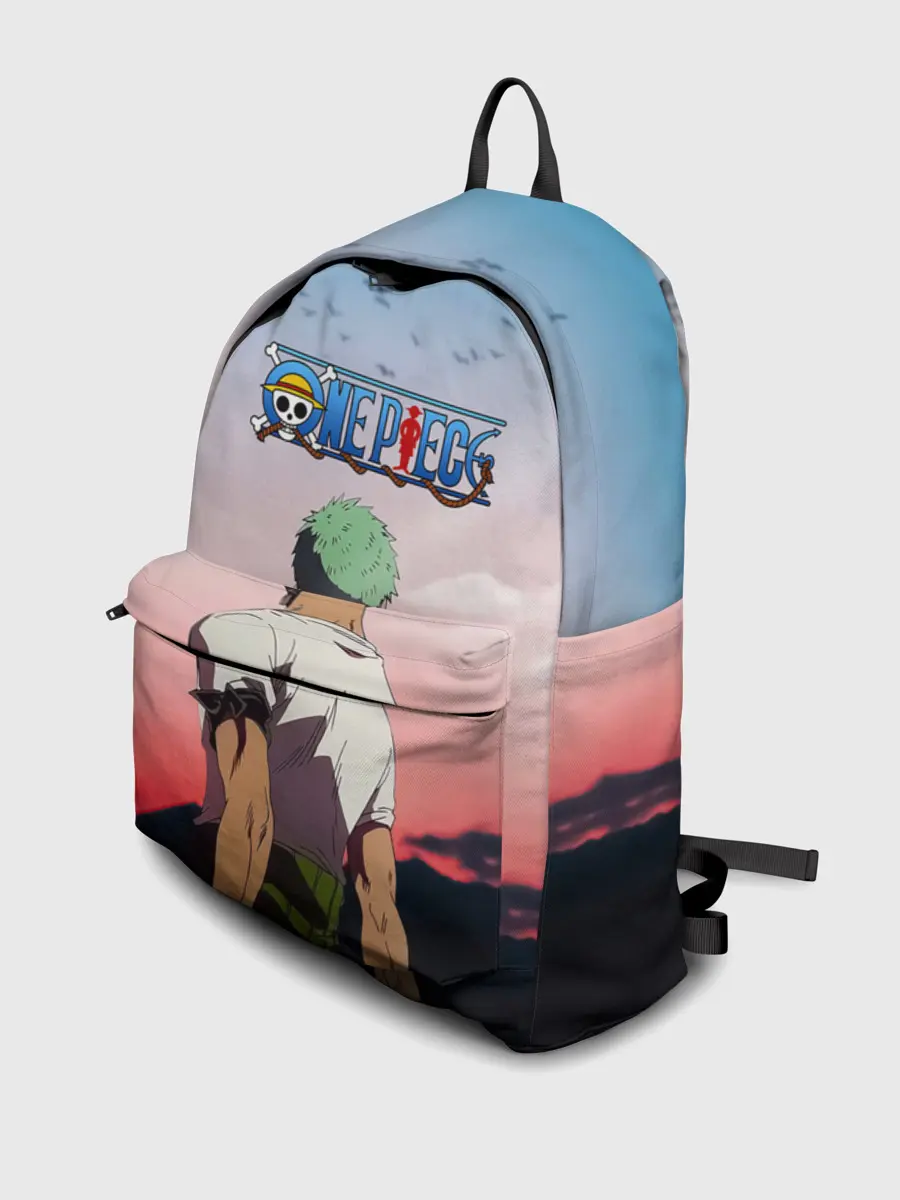 Рюкзак джинсовый / Ророноа Зоро эпичный One Piece