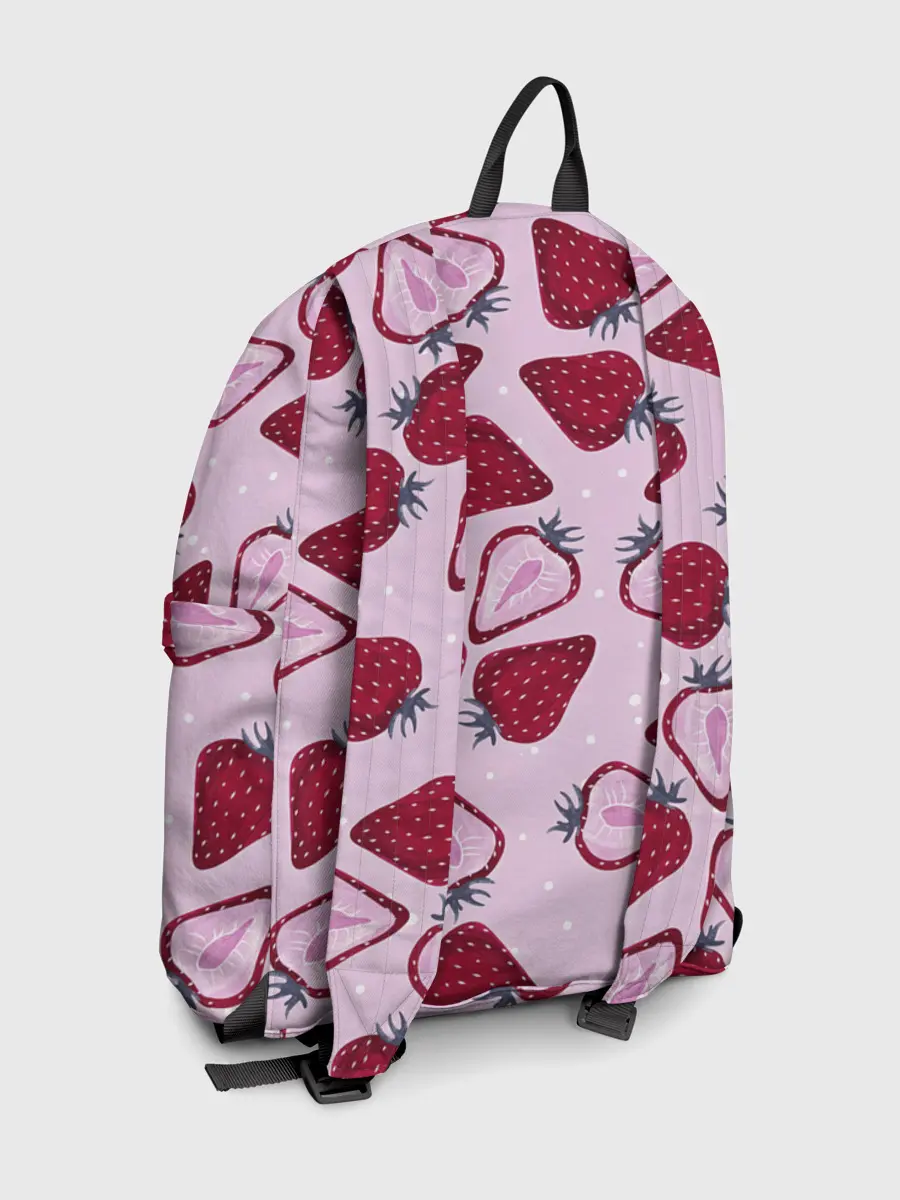 Рюкзак джинсовый / Клубничка