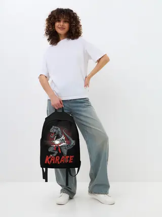 Рюкзак джинсовый / KARATE T-REX