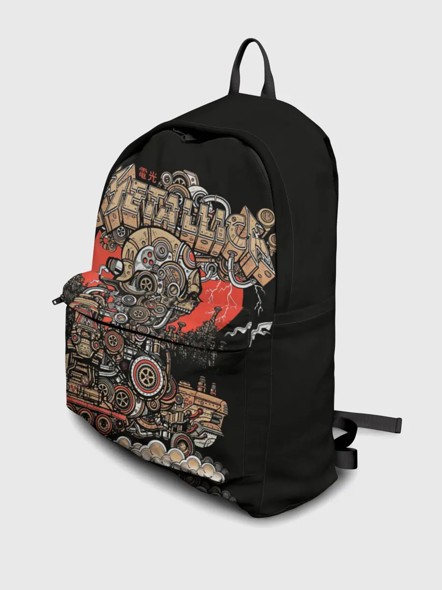 Рюкзак джинсовый / Стимпанк Металлика