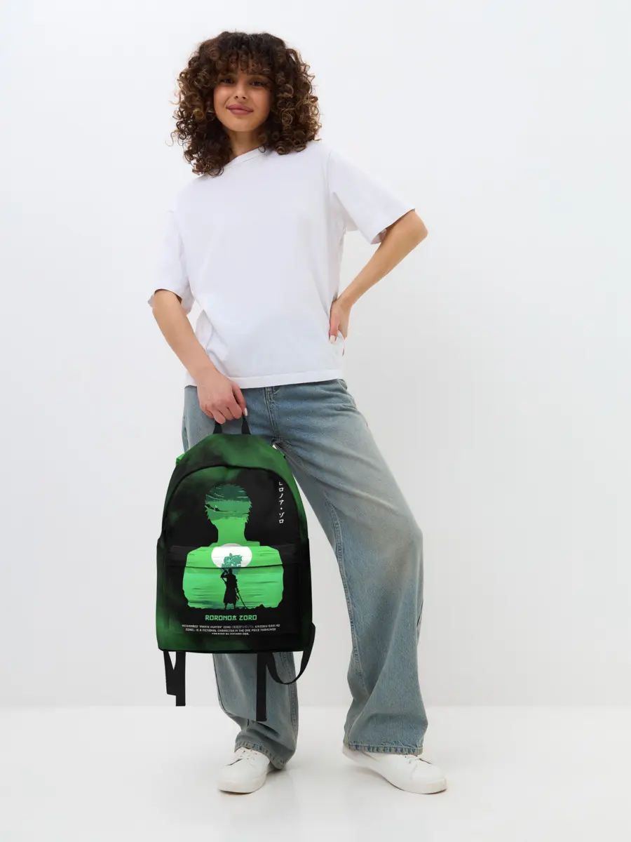 Рюкзак джинсовый / Ророноа Зоро | One Piece