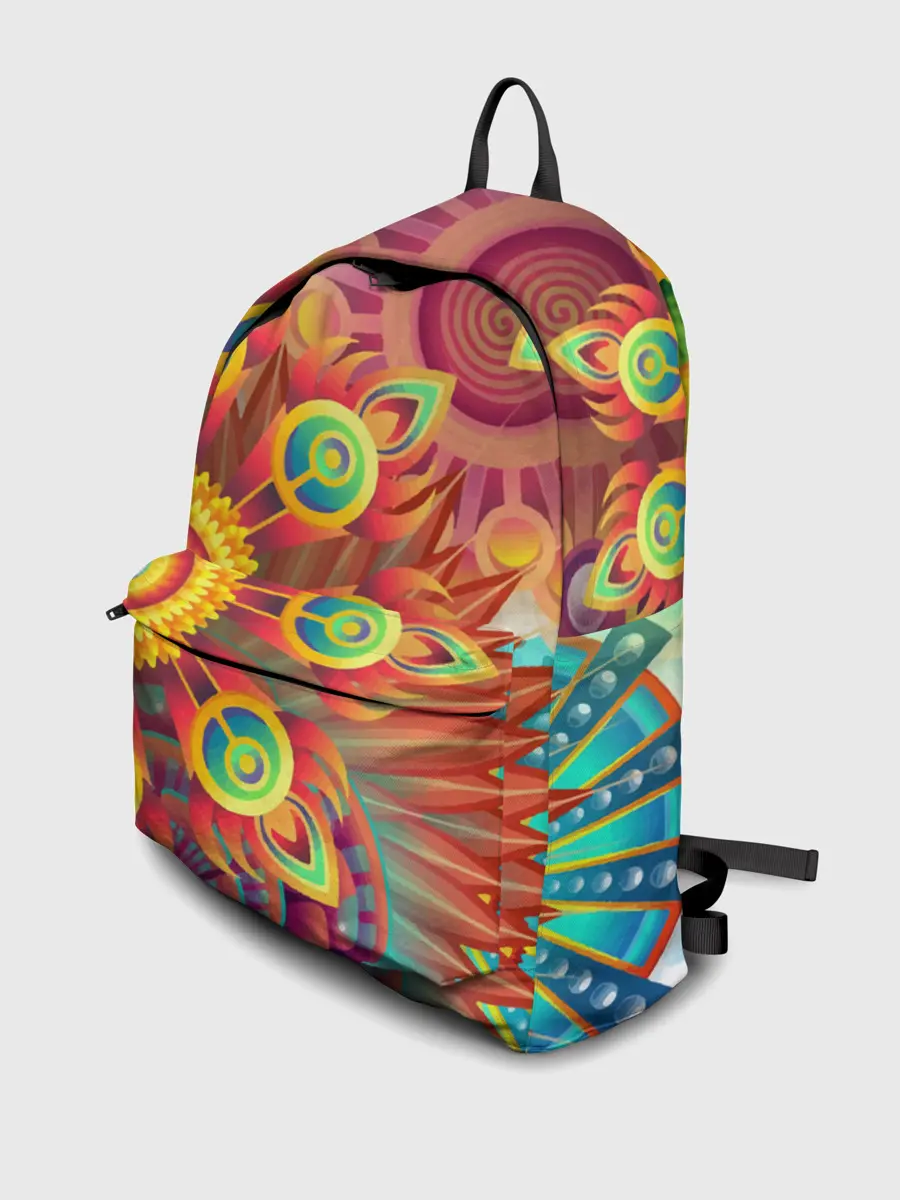 Рюкзак джинсовый / Тропики