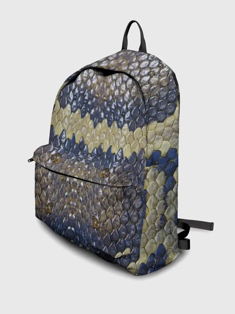 Рюкзак джинсовый / Рептилоид. Змея