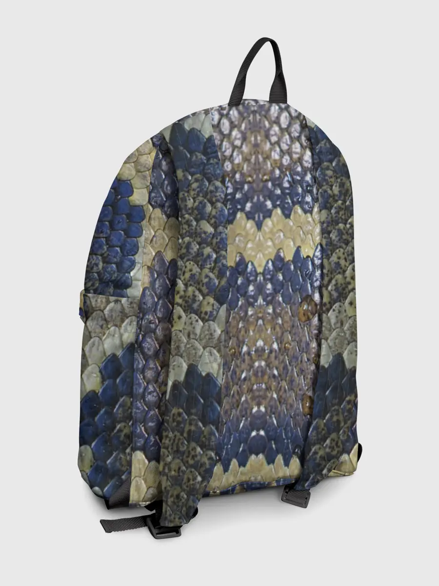 Рюкзак джинсовый / Рептилоид. Змея