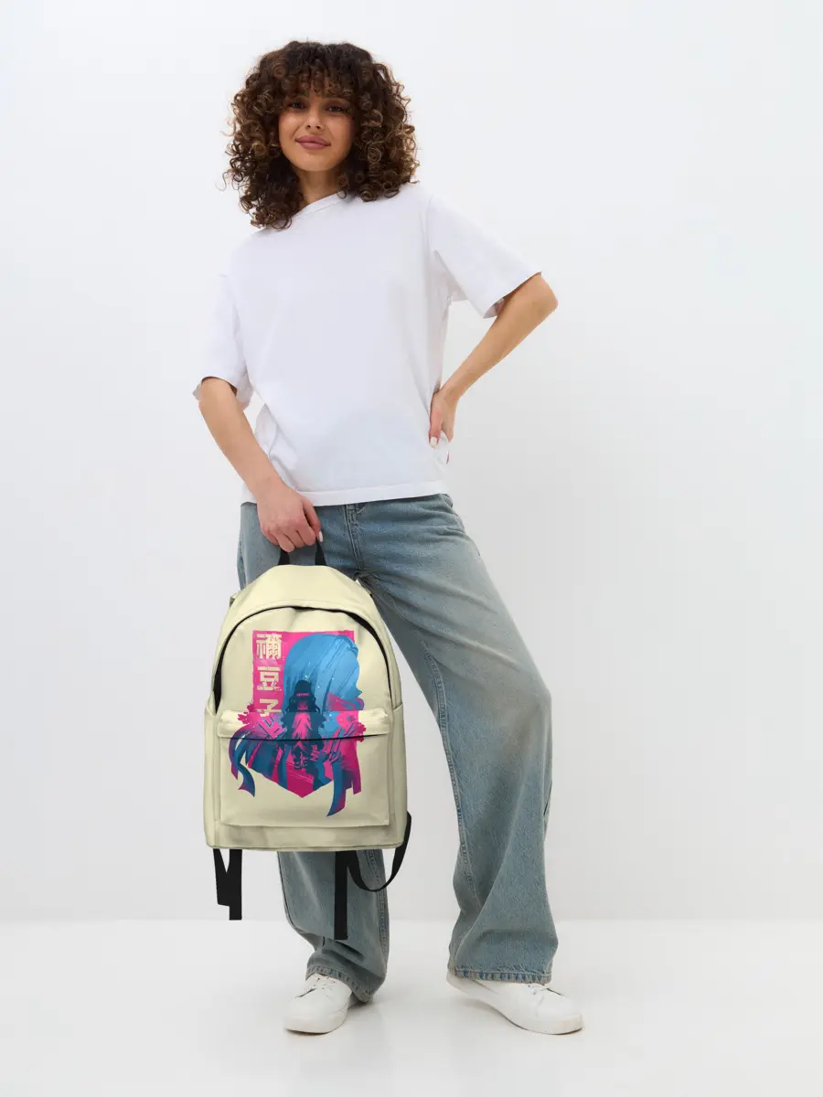 Рюкзак джинсовый / Nezuko Neon