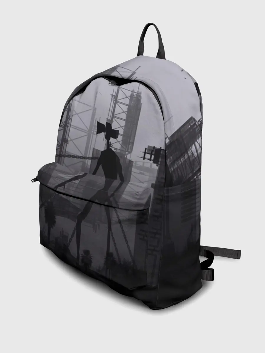 Рюкзак джинсовый / СИРЕНОГОЛОВЫЙ В ЦЕПЯХ