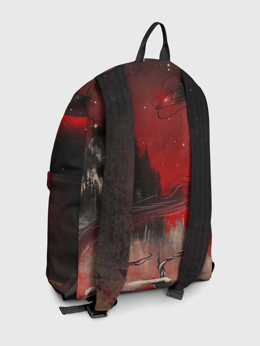 Рюкзак джинсовый / ЗМЕЙ ДРАКОН 3D