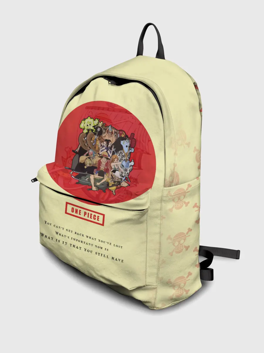 Рюкзак джинсовый / Пираты Соломенной Шляпы | One Piece