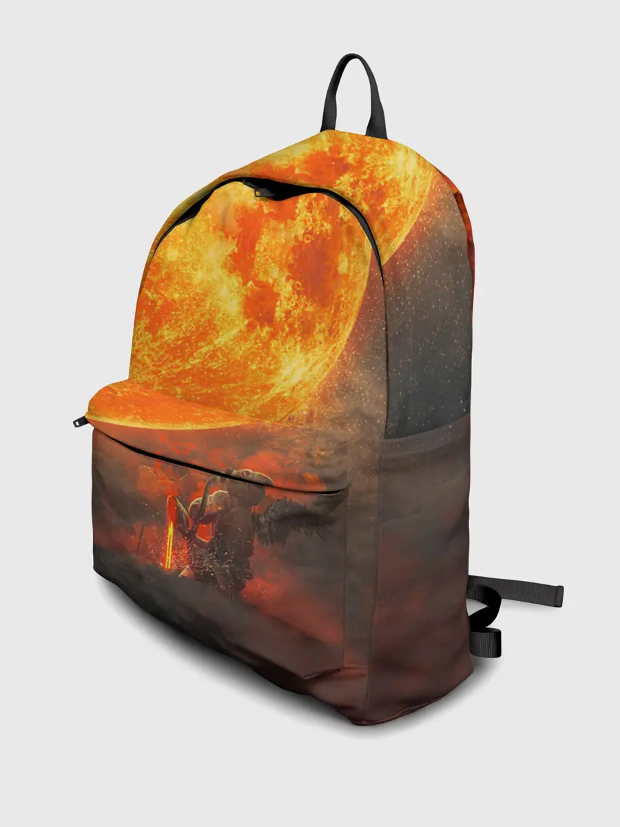 Рюкзак джинсовый / РАДИАЦИОННОЕ СОЛНЦЕ