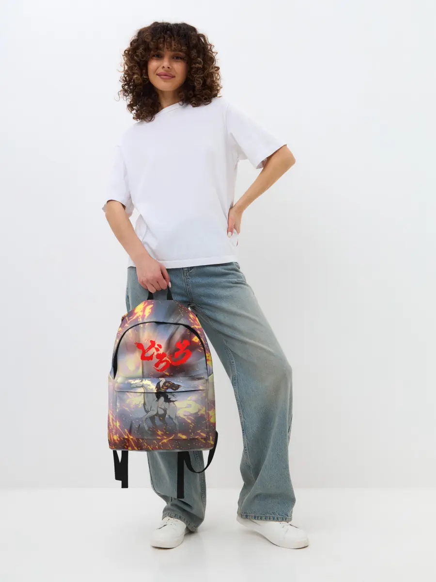 Рюкзак джинсовый / Хяккимару и Мидоро | Дороро