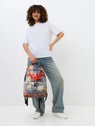 Рюкзак джинсовый / Хяккимару и Мидоро | Дороро