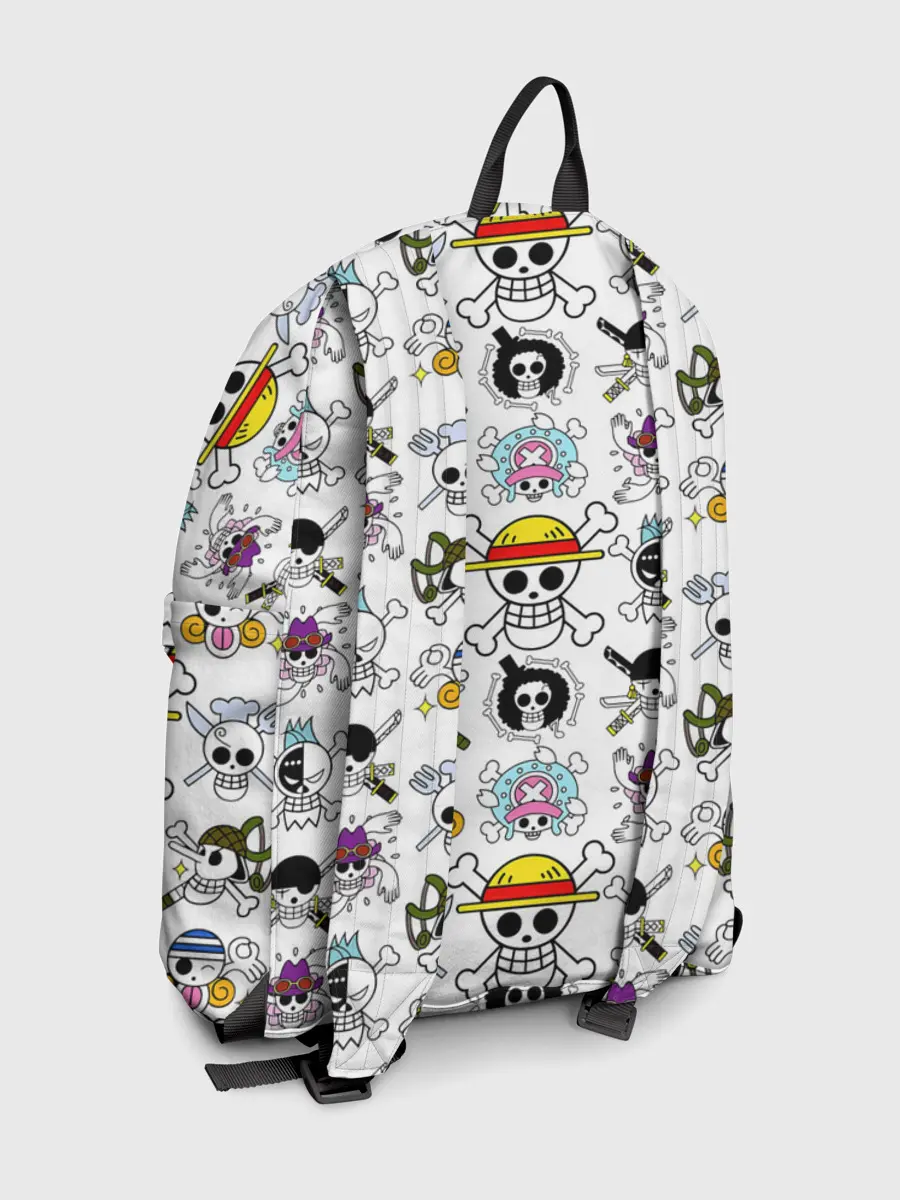 Рюкзак джинсовый / Веселые Роджеры пиратов Соломенной Шляпы