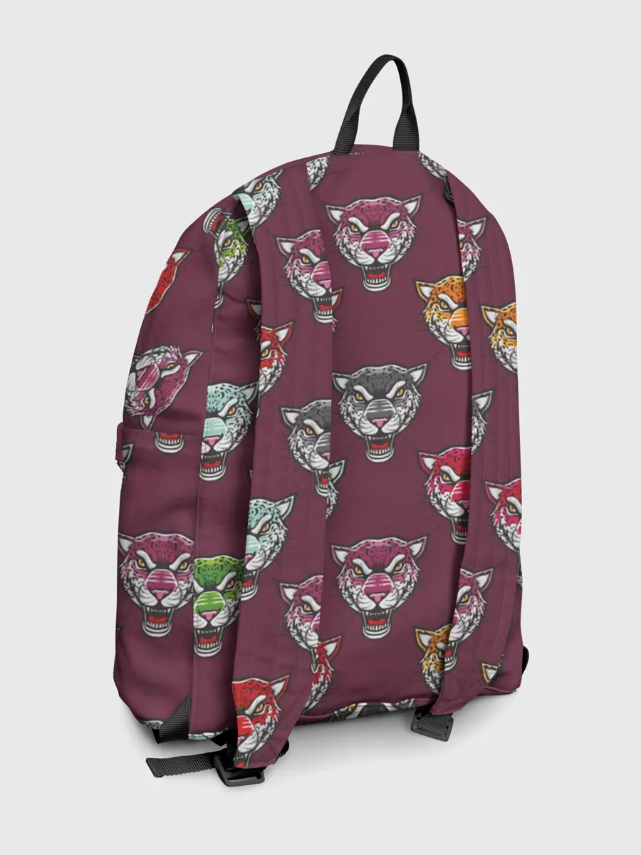 Рюкзак джинсовый / Дикие кошки