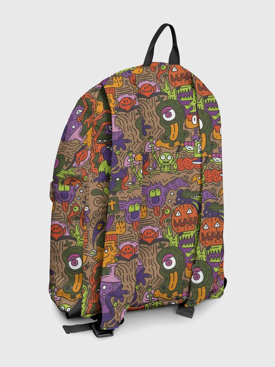 Рюкзак джинсовый / Монсты