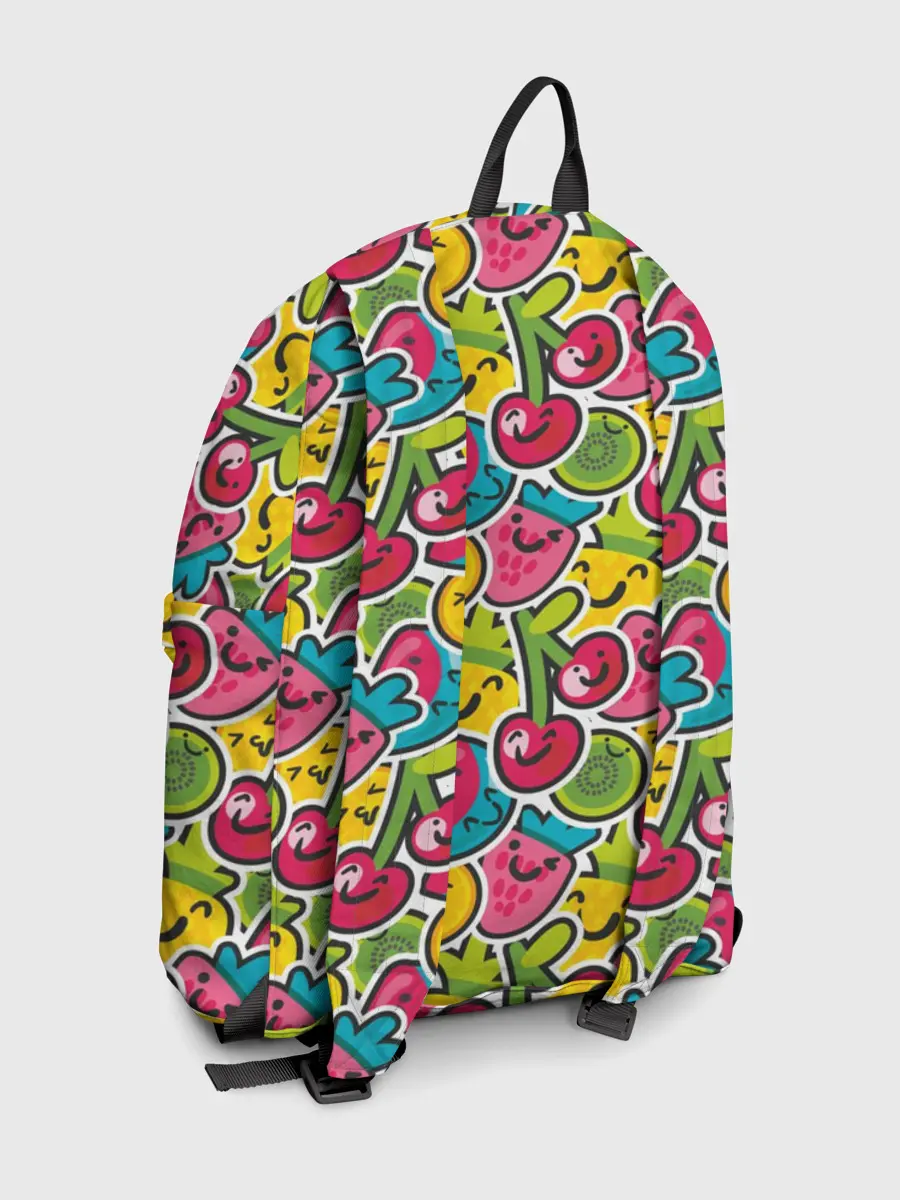 Рюкзак джинсовый / Лето. Ягоды. Фрукты