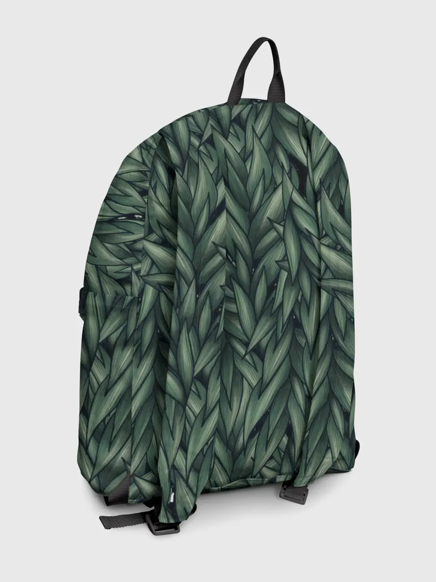 Рюкзак джинсовый / Листья