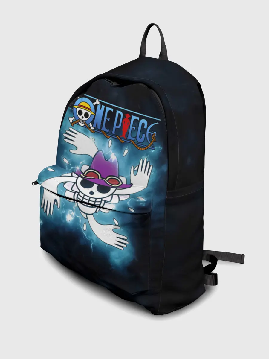 Рюкзак джинсовый / Веселый Роджер Робин One Piece