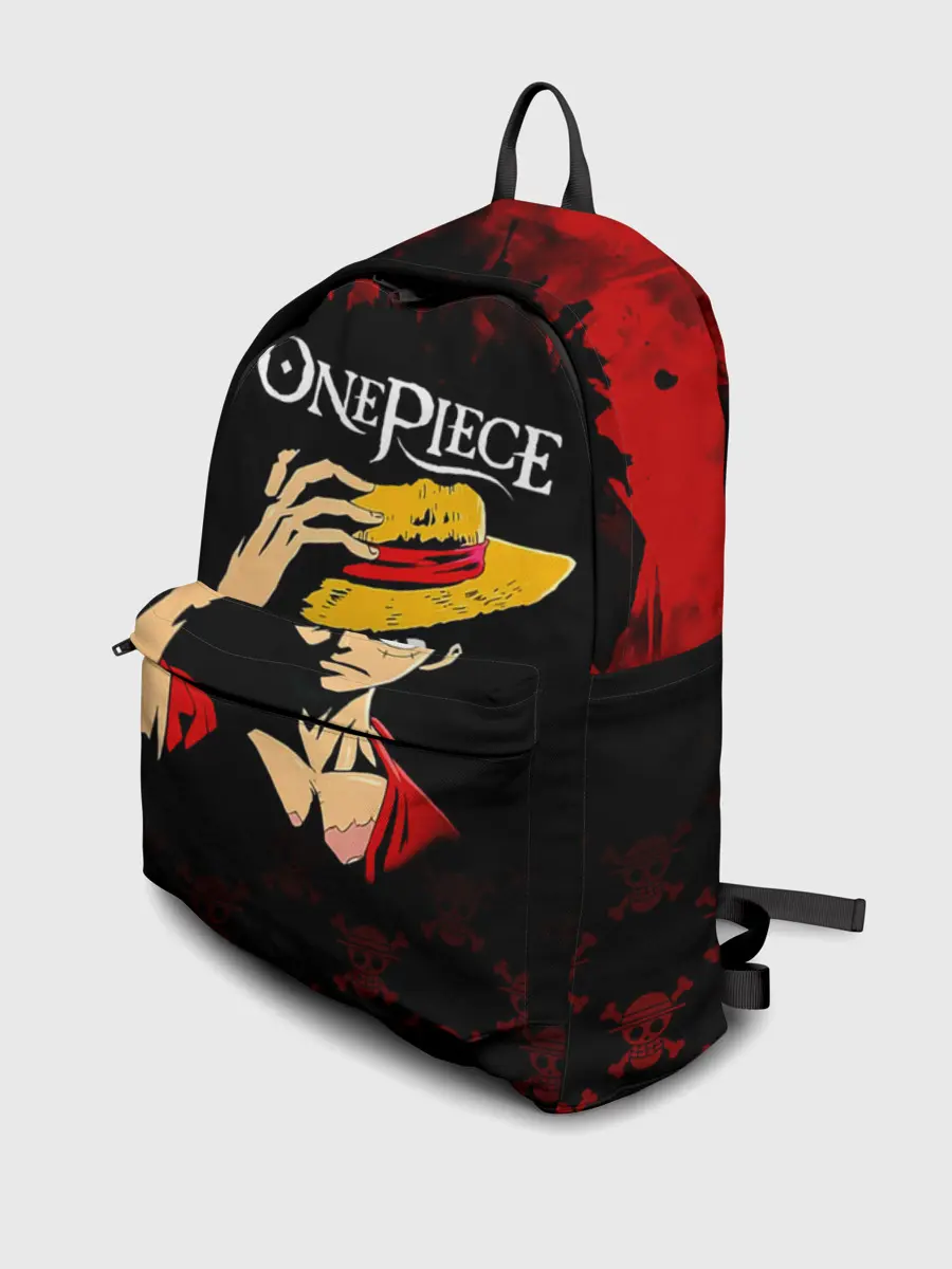 Рюкзак джинсовый / Луффи One Piece. Большой куш