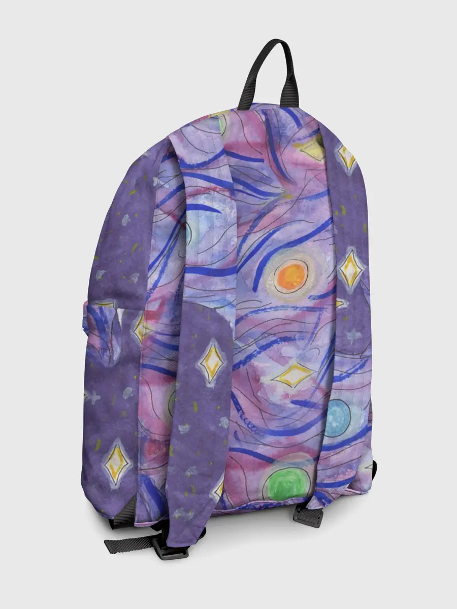 Рюкзак джинсовый / Галактика