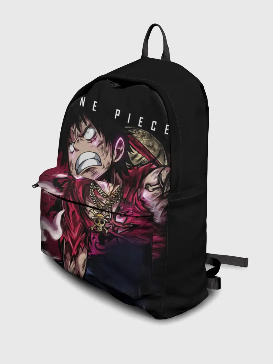 Рюкзак джинсовый / Агрессия Луффи One Piece