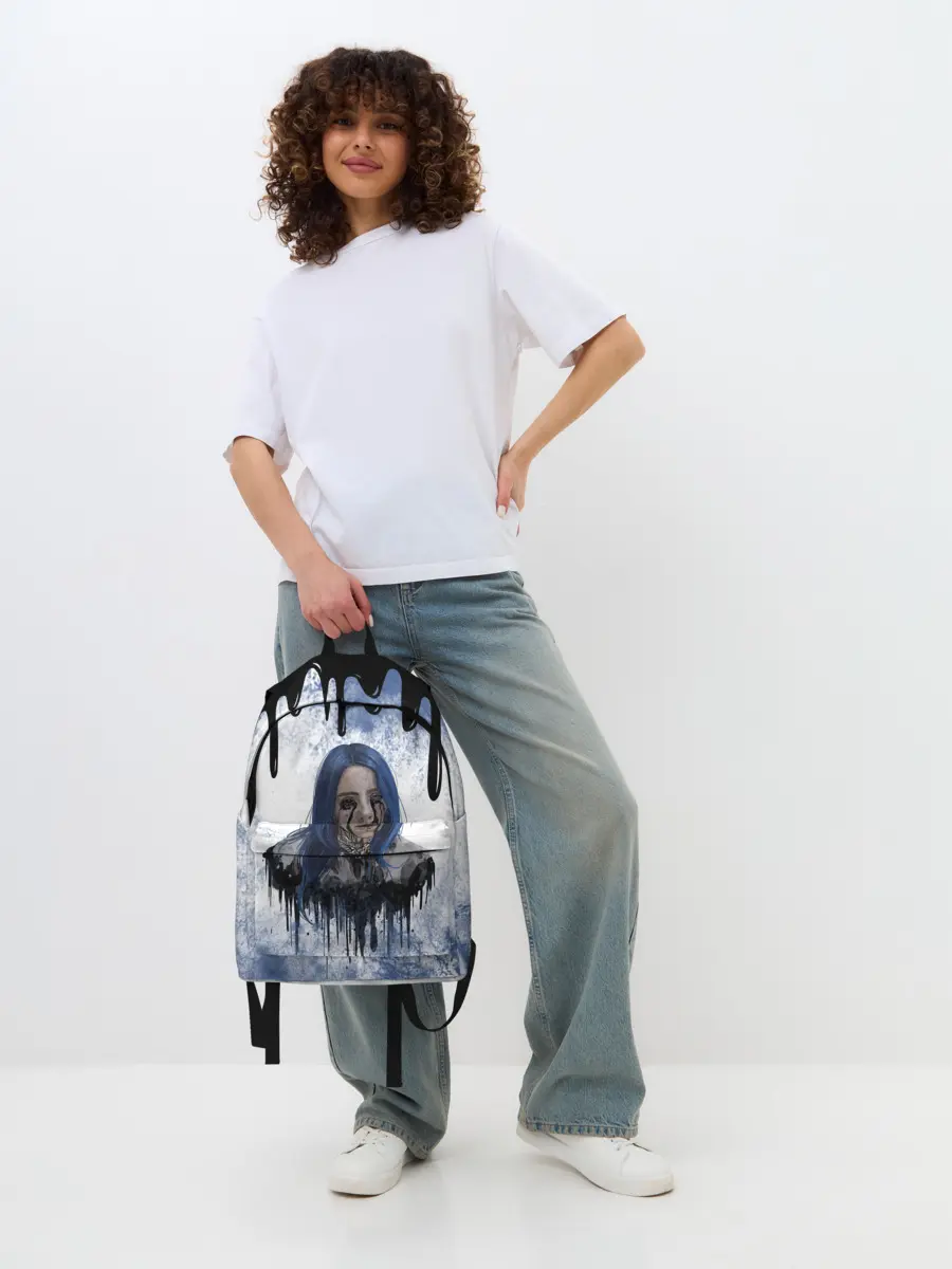 Рюкзак джинсовый / BILLIE EILISH | БИЛЛИ АЙЛИШ
