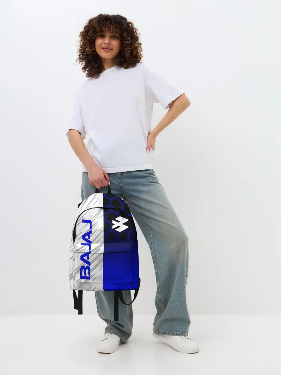 Рюкзак джинсовый / BAJAJ / БАДЖАДЖ / MOTOSPORT