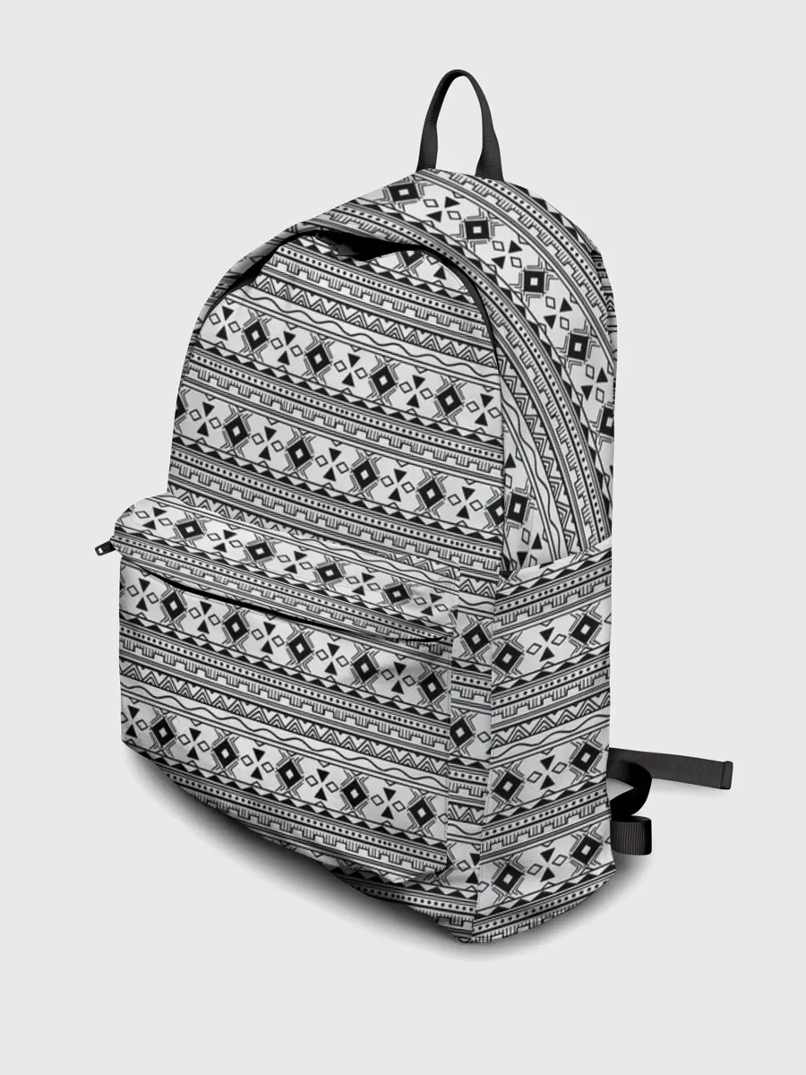 Рюкзак джинсовый / Геометрический узор