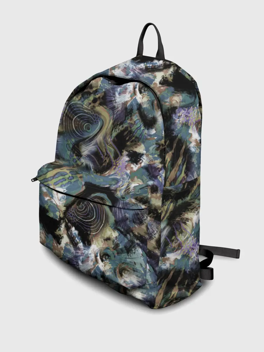 Рюкзак джинсовый / Узор для рыбака