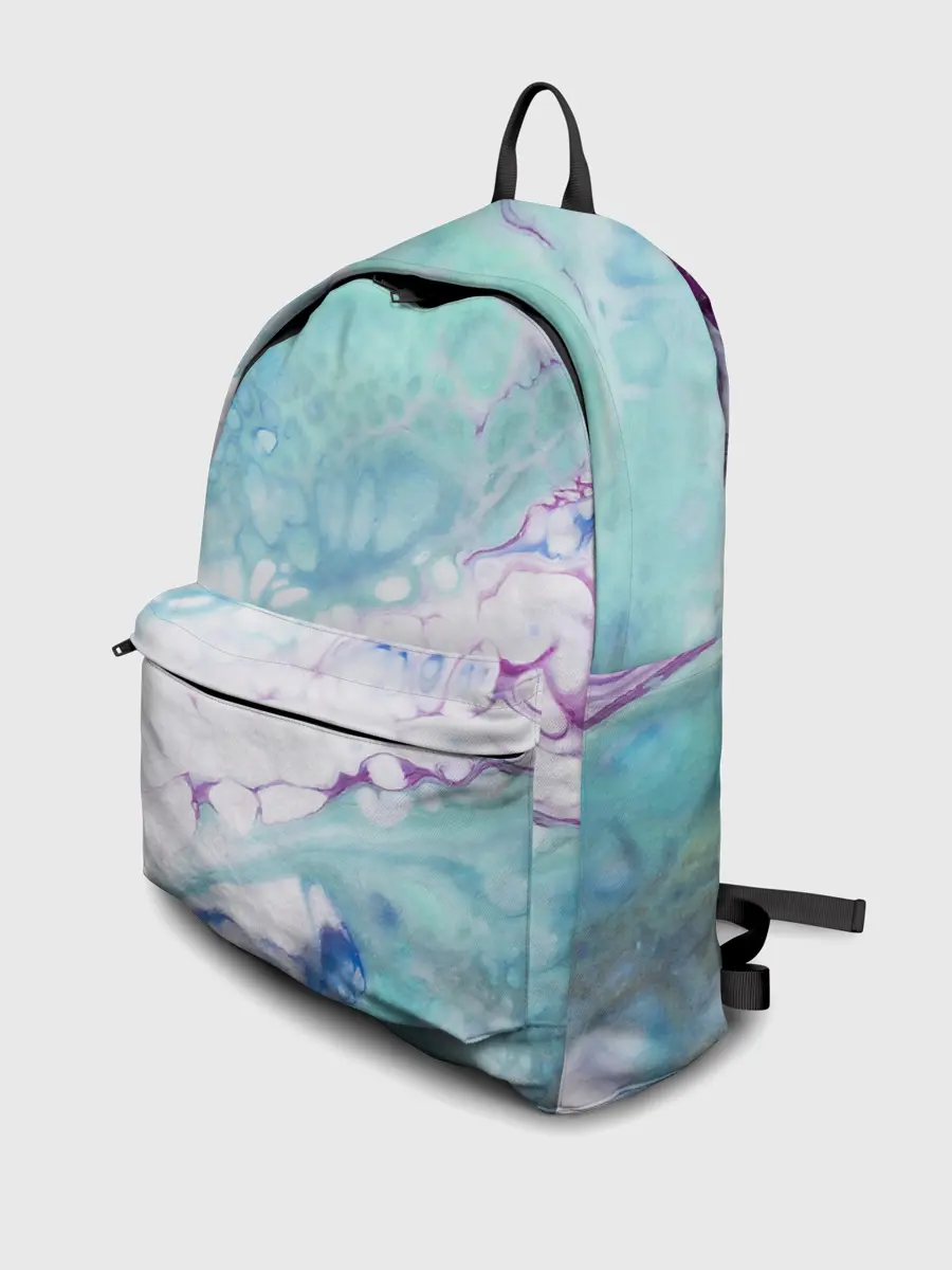 Рюкзак джинсовый / Цветная морская пена