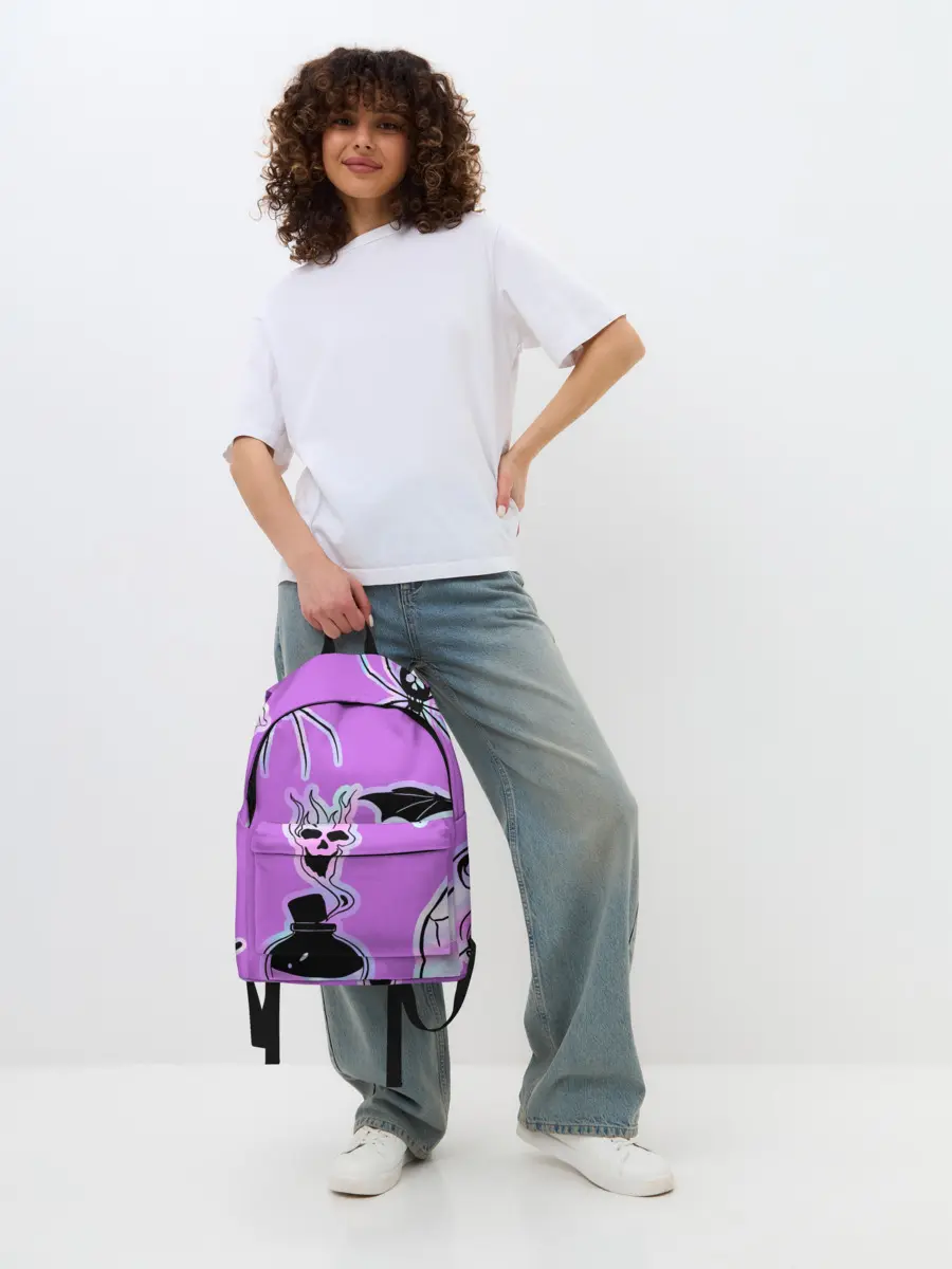 Рюкзак джинсовый / Зелье смерти,паук-Holographica