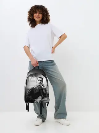 Рюкзак джинсовый / Вячеслав Бутусов Наутилус Помпилиус