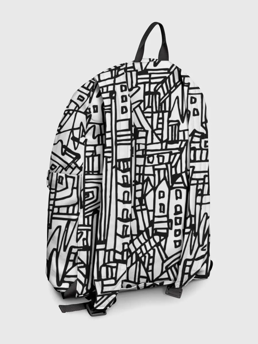 Рюкзак джинсовый / Городской скетч