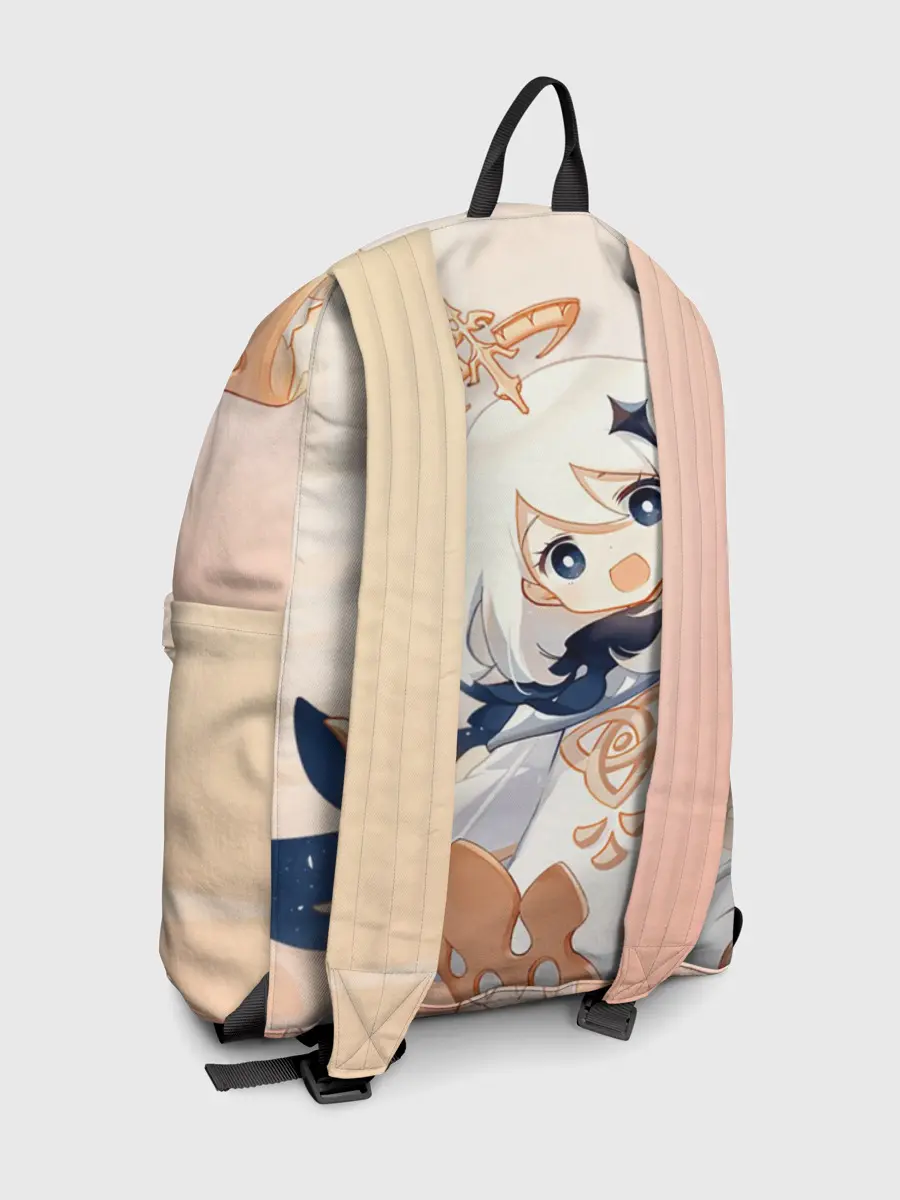 Рюкзак джинсовый / Genshin Impact, Паймон