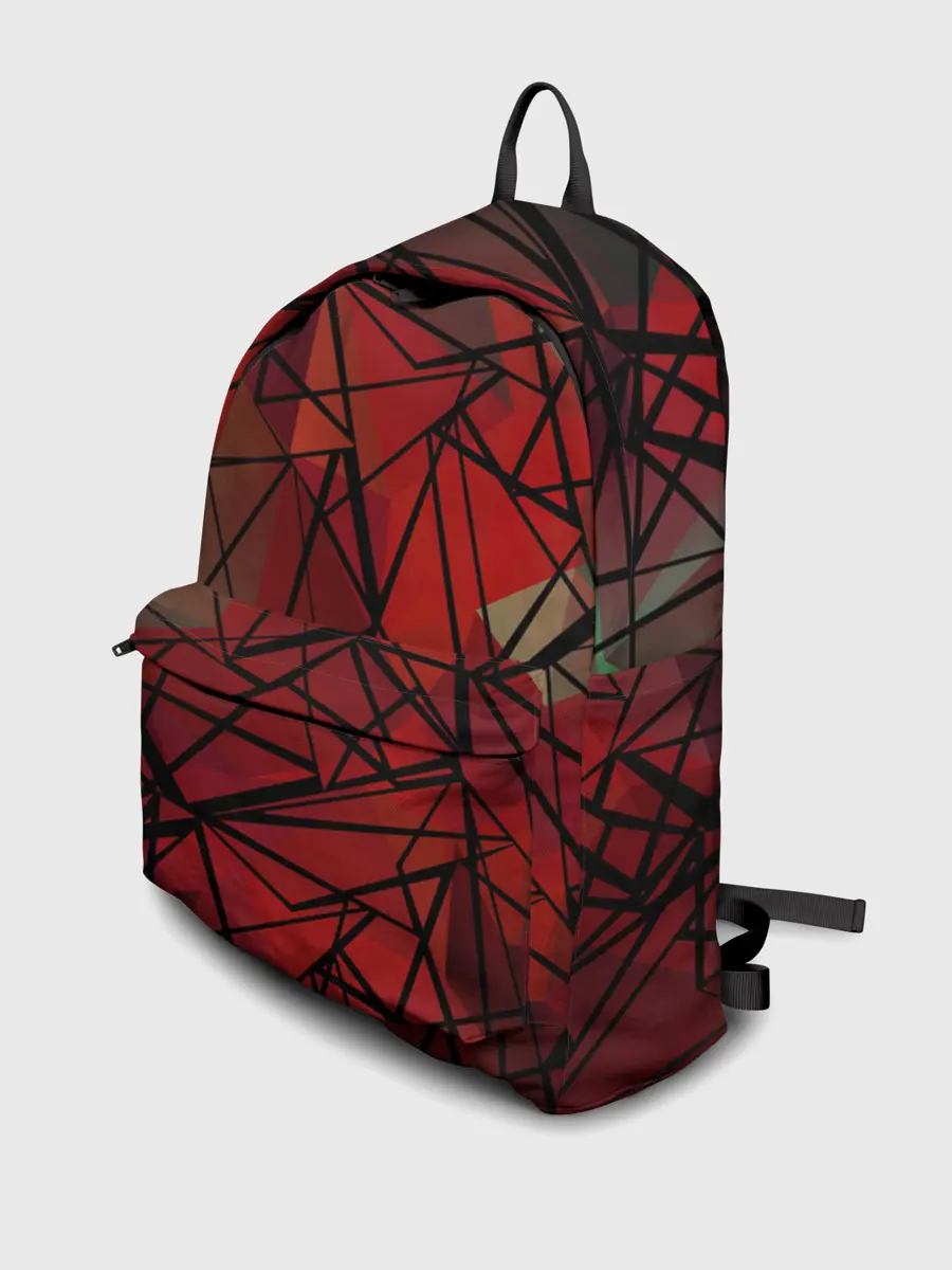 Рюкзак джинсовый / Абстрактный геометрический