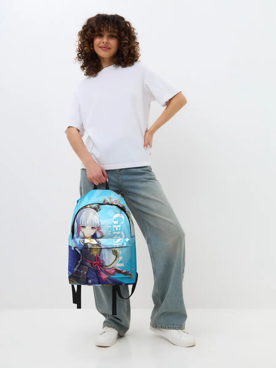 Рюкзак джинсовый / Genshin Impact, Аяка