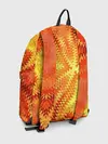 Рюкзак джинсовый / Желто-оранжевая абстракция