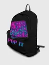 Рюкзак джинсовый / НЕОНОВЫЙ POP it