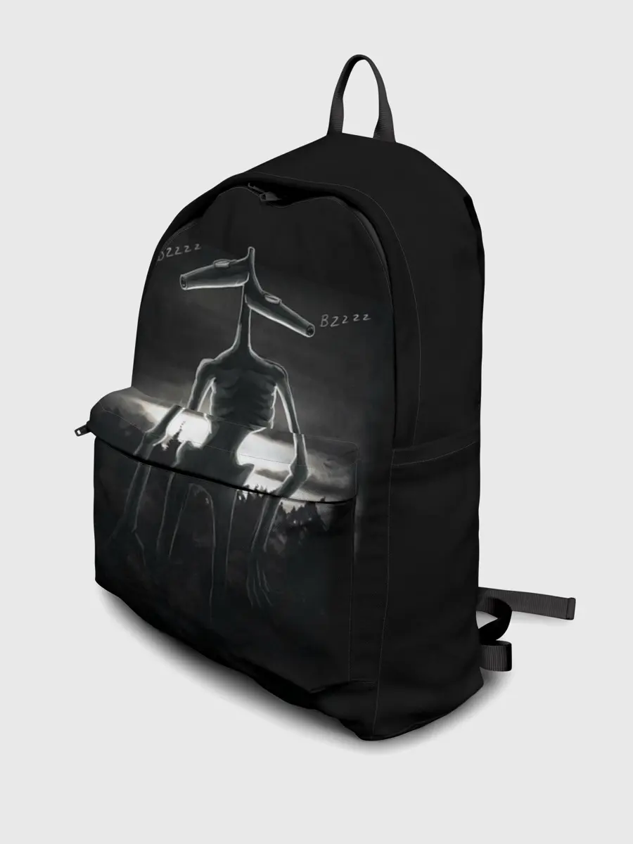 Рюкзак джинсовый / СИРЕНОГОЛОВЫЙ рисунок