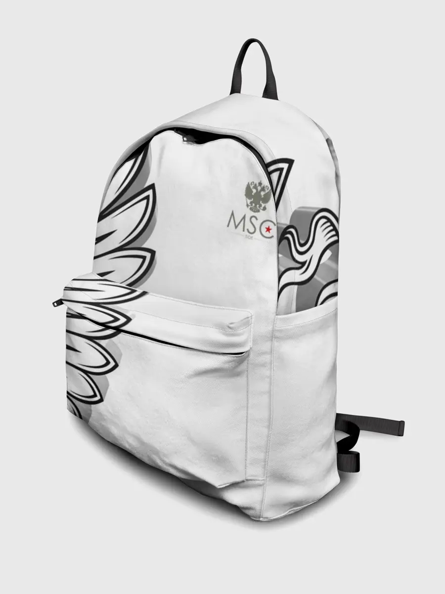 Рюкзак джинсовый / Russia | MSKSide 3D Logo