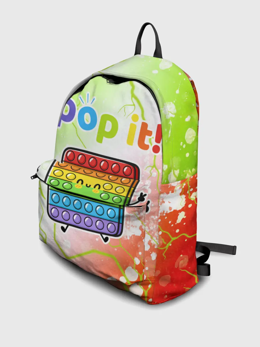 Рюкзак джинсовый / Pop It - Happy - Lightning