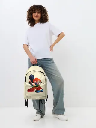 Рюкзак джинсовый / Пико с оружием