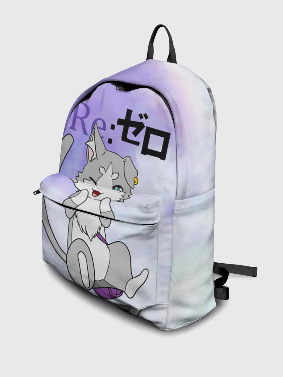 Рюкзак джинсовый / Пак / Re: Zero Фамильяр Эмилии