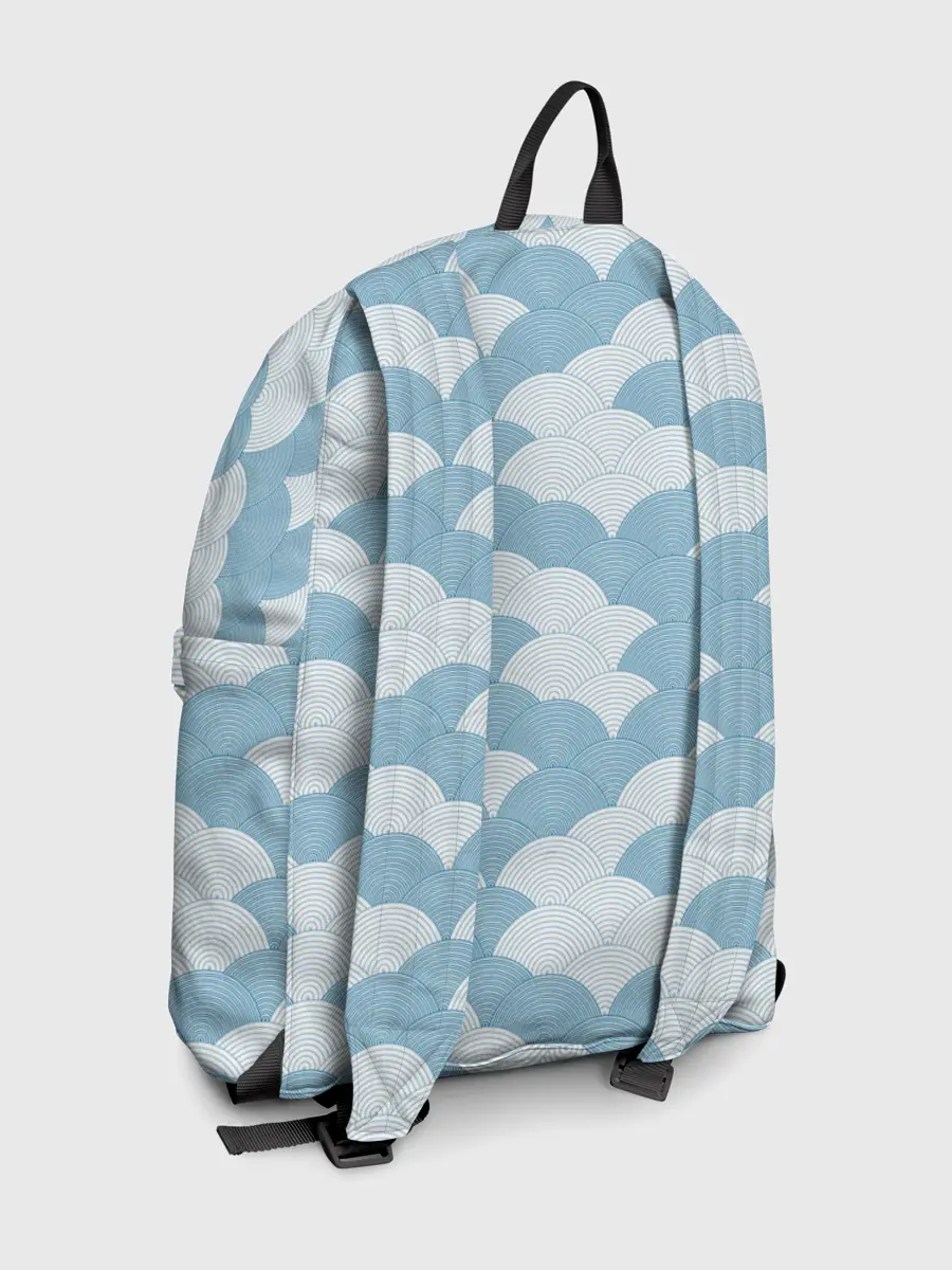 Рюкзак джинсовый / Абстрактные волны