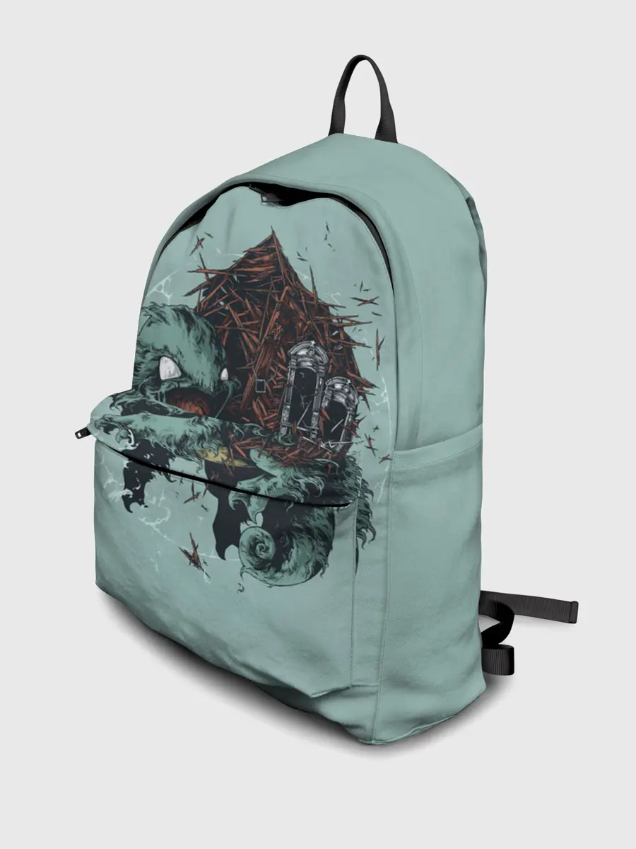 Рюкзак джинсовый / Домик Сквиртла