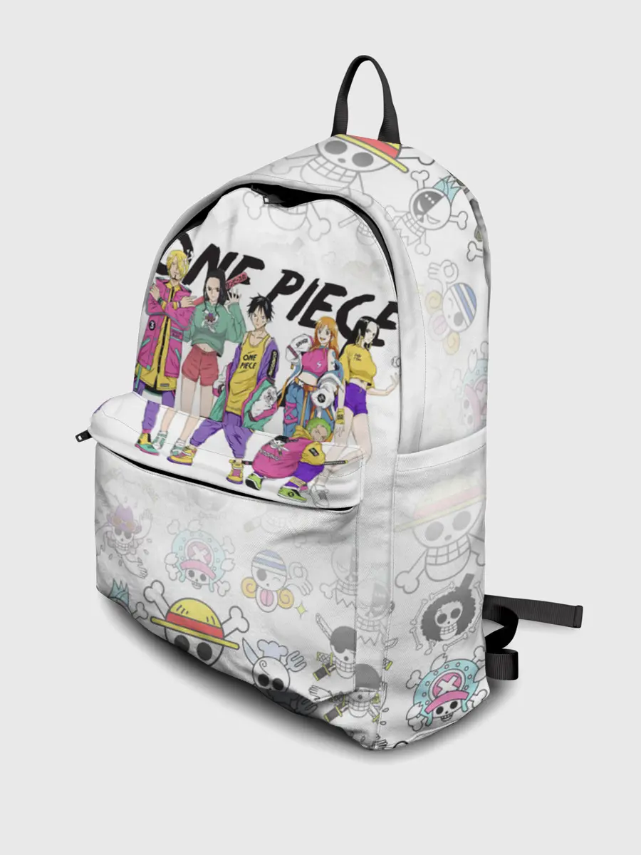 Рюкзак джинсовый / One Piece. Большой куш на стиле