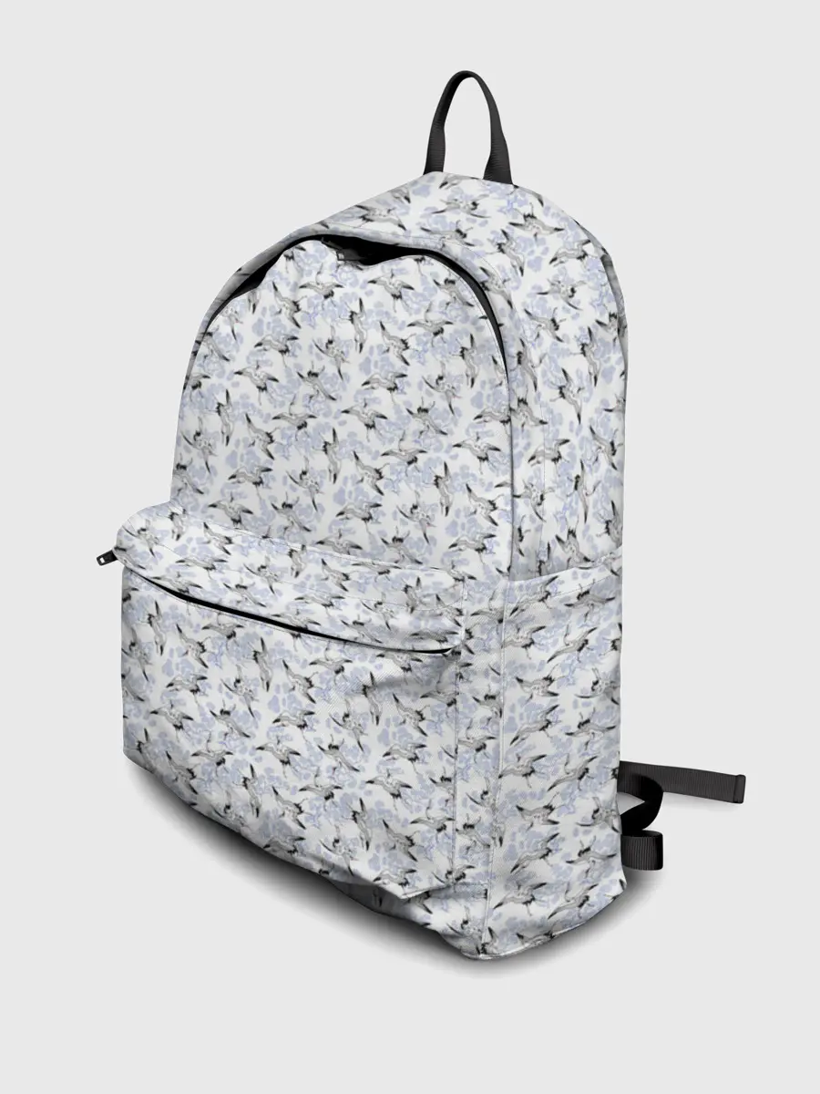 Рюкзак джинсовый / Журавли