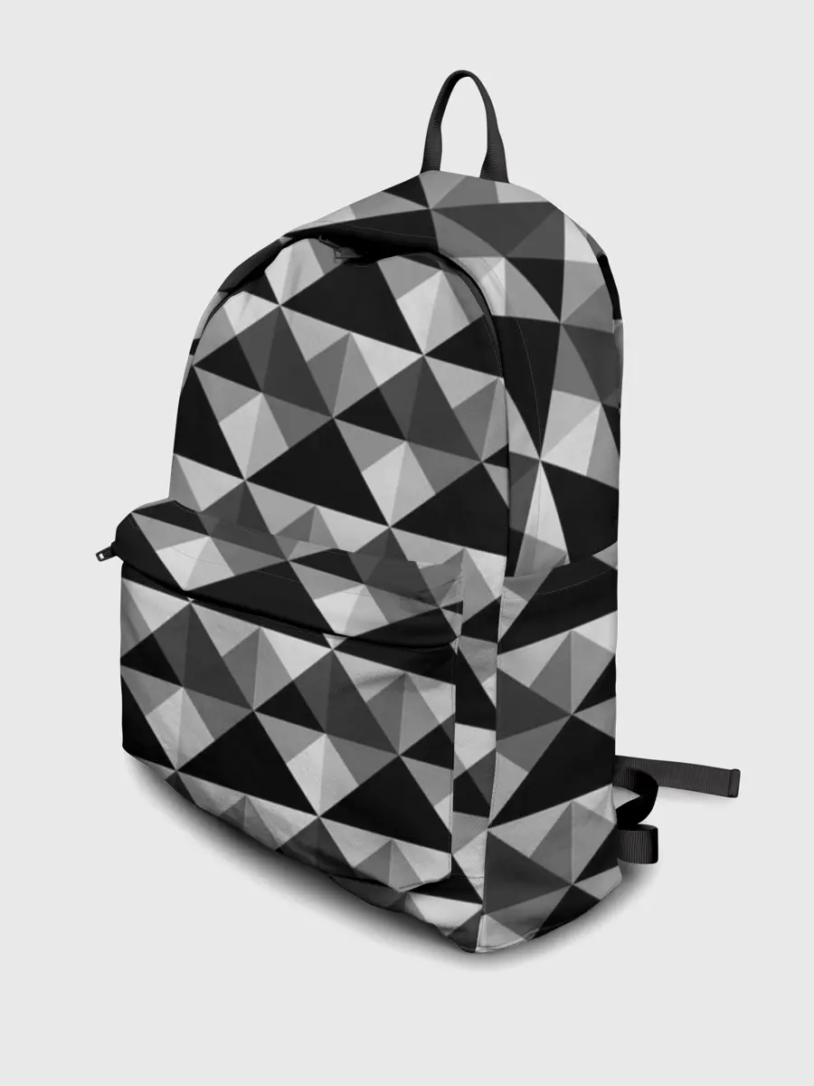 Рюкзак джинсовый / Современный геометрический