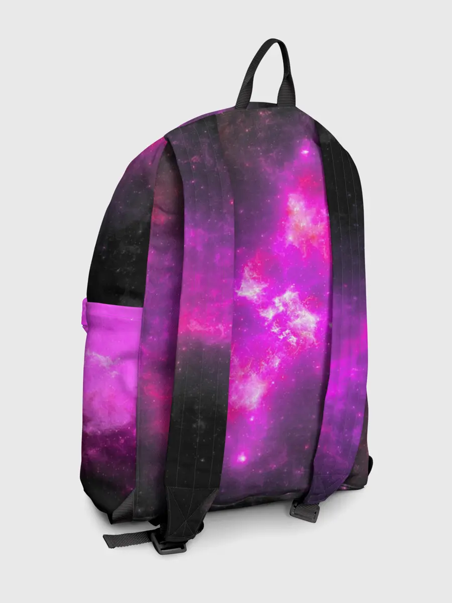 Рюкзак джинсовый / Аниме Девушка | Розовый Космос