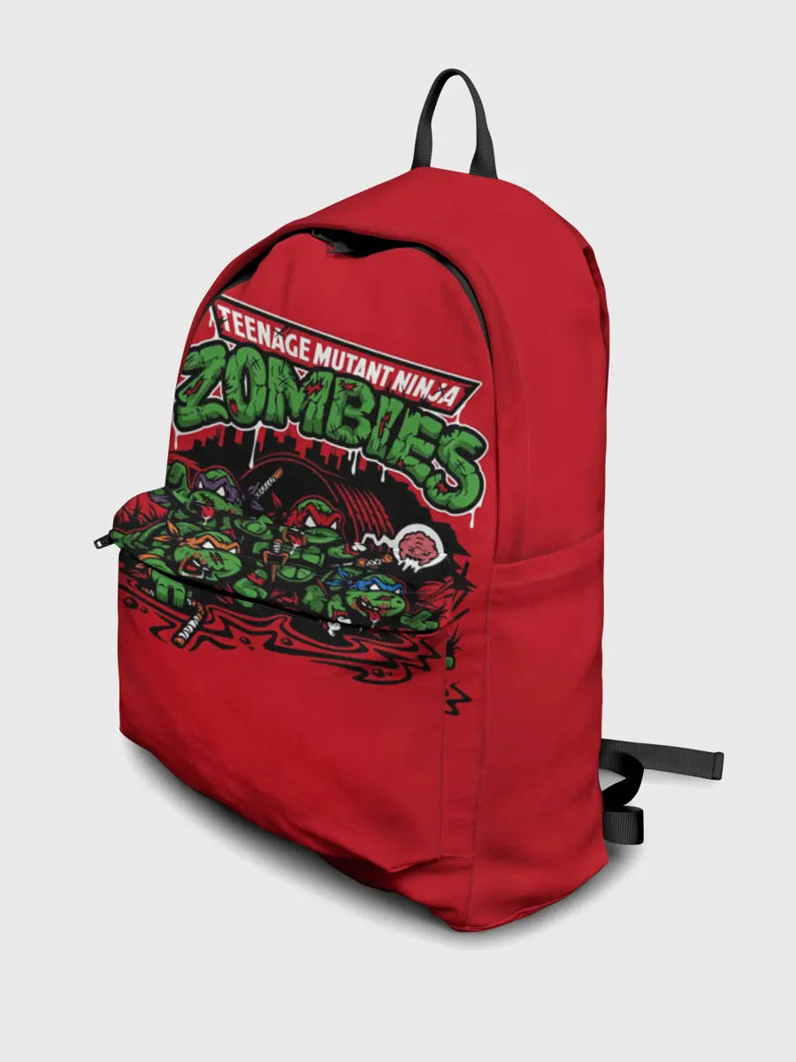 Рюкзак джинсовый / Зомби черепашки